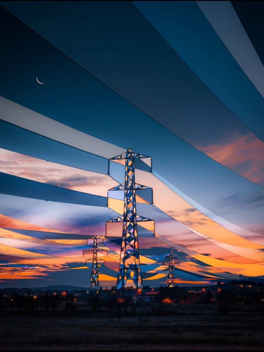 The meme is a humorous image of a power grid with multiple high-voltage power lines and towers. The text "I can see 3" appears on the image, but it's actually referring to the number of power lines, not the number of people who can see the image. The meme is poking fun at the idea that someone can see multiple things at once, but in this case, it's actually a clever play on words referencing the power lines.
